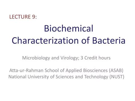 Biochemical and molecular characterization of Bacillus .